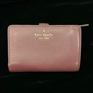 Kate Spade Burgundy Leather Wallet